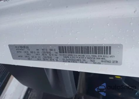 2018 Ram Promaster 2500 High Roof 159 Wb z USA, uszkodzony, nr VIN 3C6TRVDG9JE148610